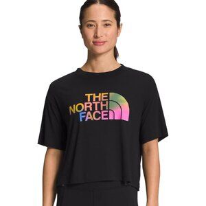 North Face Colorful Half Dome Logo Crop Top